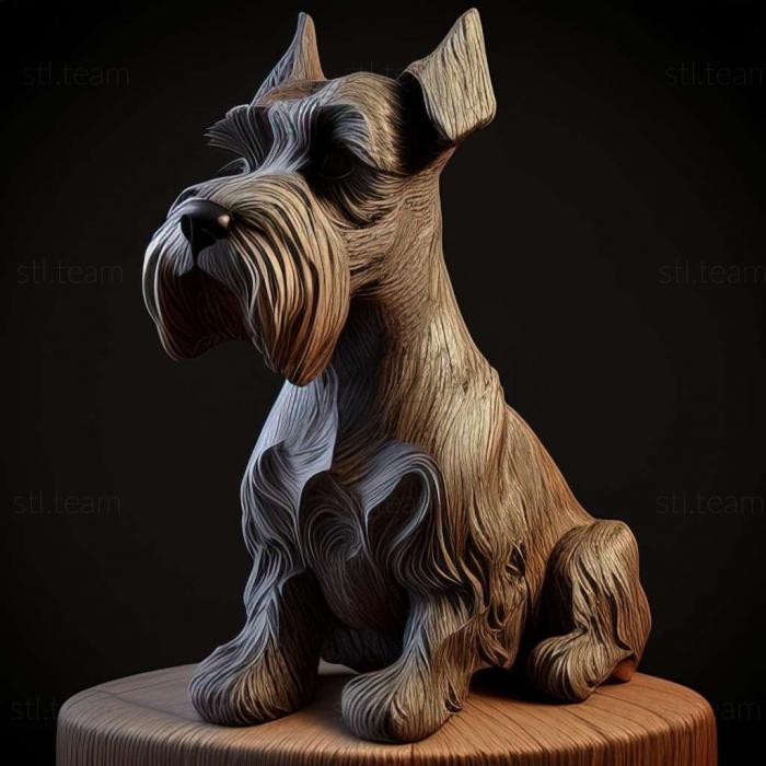 Zwergschnauzer dog